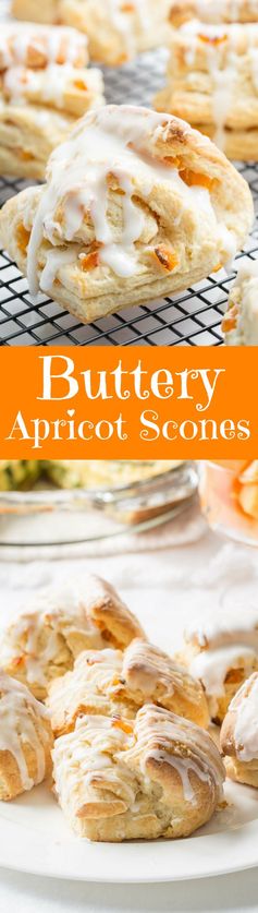 Buttery Apricot Scones