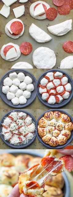 Cheese and Pepperoni Pizza Bites