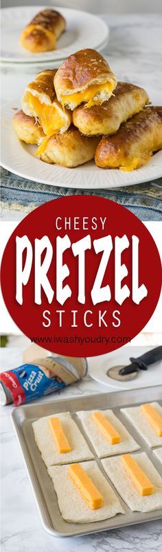 Cheesy Pretzel Sticks