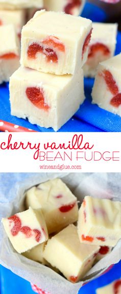 Cherry Vanilla Bean Fudge