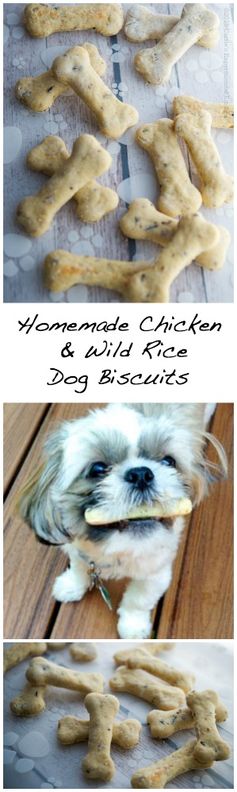 Chicken & Wild Rice Dog Biscuits