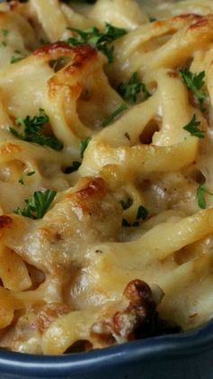 Chicken Fettuccine Bake