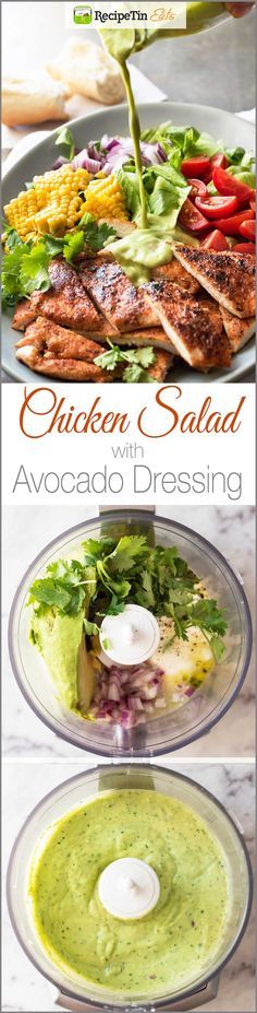 Chicken Salad with Avocado Dressing