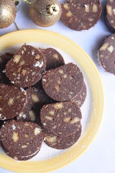 Chocolate Rum Salami (Eggless