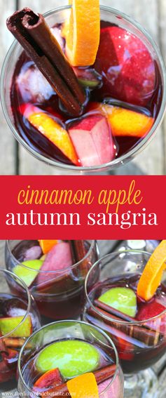 Cinnamon Apple Autumn Sangria