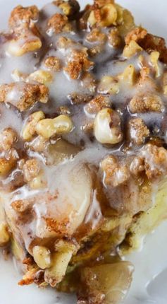 Cinnamon Apple Pie Bread Pudding