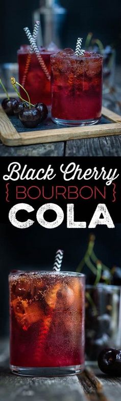 Cocktail Friday: Black Cherry Bourbon Cola Smash