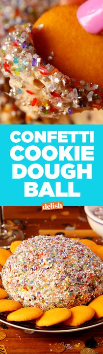 Confetti Cookie Dough Ball