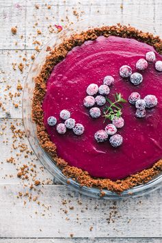 Cranberry Gingersnap Pie