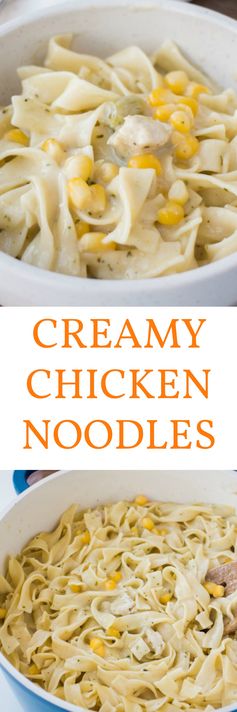 Creamy Chicken Noodles