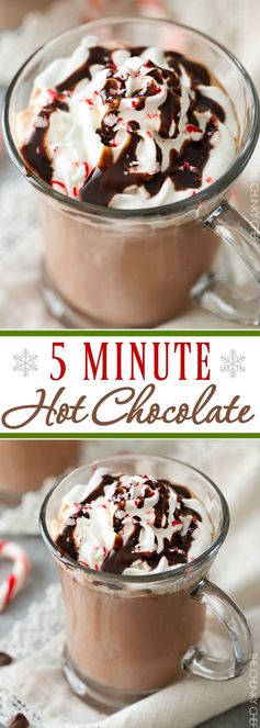 Creamy Peppermint Hot Chocolate