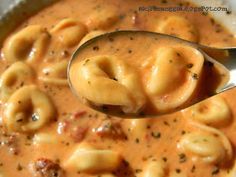 Creamy Tomato Tortellini Soup