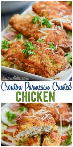 Crouton Parmesan Chicken