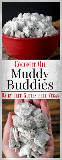 Dairy Free Muddy Buddies (Gluten Free