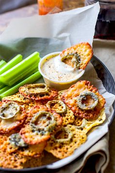 EASY Baked Jalapeno Cheese Crisps (Gluten Free, Low Carb