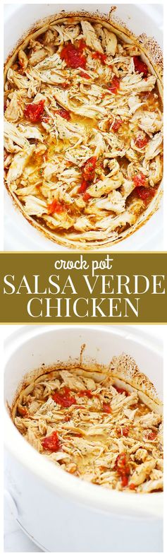 Easy Crock Pot Salsa Verde Chicken