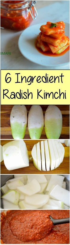 Easy Radish Kimchi - traditional