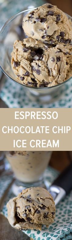 Espresso Chocolate Chip Ice Cream