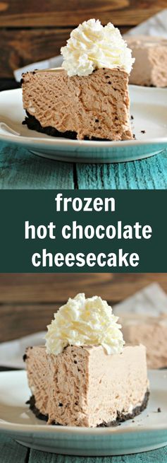 Frozen Hot Chocolate Cheesecake