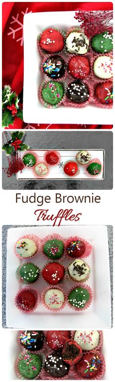 Fudge Brownie Truffles