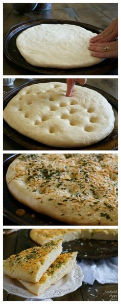 Garlic Cheese Focaccia Bread