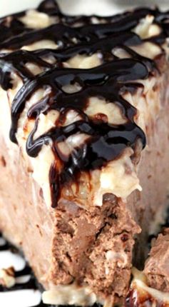 German Chocolate Cheesecake