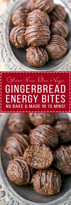 Gingerbread Energy Bites