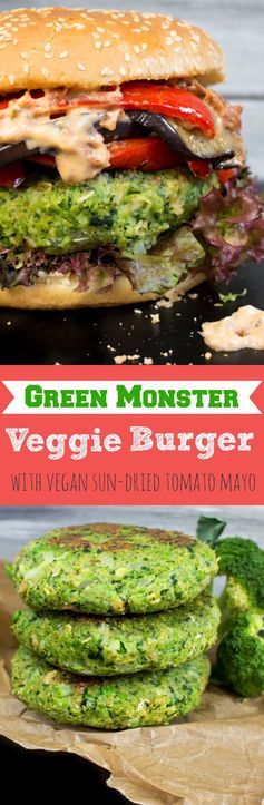 Green Monster Veggie Burger