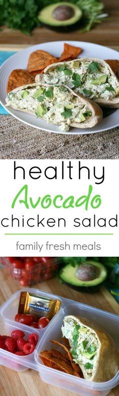 Healthy Avocado Chicken Salad