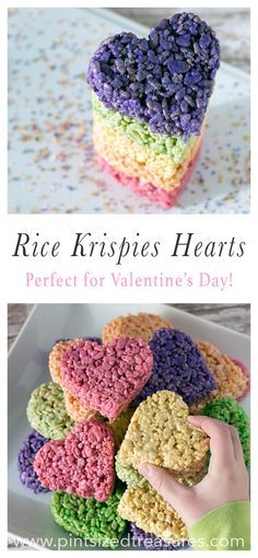 Heart-shaped Rice Krispie Treat Pops