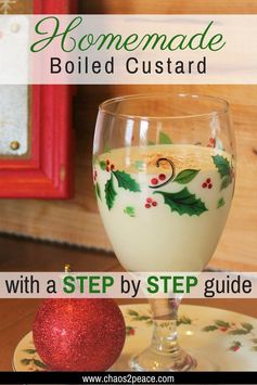 Homemade Boiled Custard