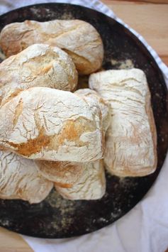 Homemade Ciabatta Bread Rolls