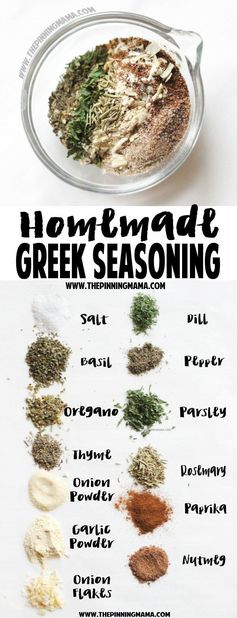 Homemade Greek Seasoning (Paleo + Whole30 Compliant