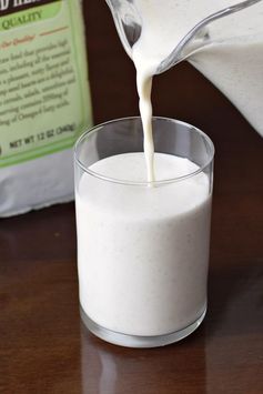 Homemade Maple Hemp Milk (Fast & Easy