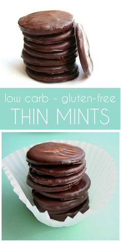 Homemade Thin Mints (Low Carb and Gluten Free