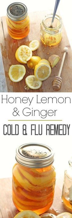 Honey Lemon Ginger Jar - Natural Cold & Flu Remedy