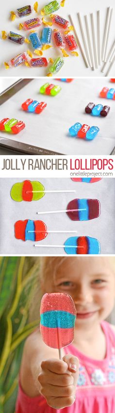 How to Make Jolly Rancher Lollipops