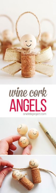 How to Make Wine Cork Angels