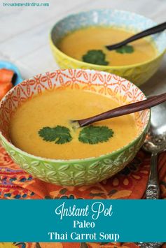 Instant Pot Paleo Thai Carrot Soup - A Whole Foods Knock-Off