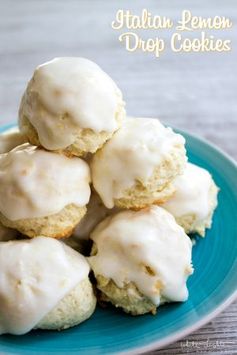 Italian Lemon Drop Cookies