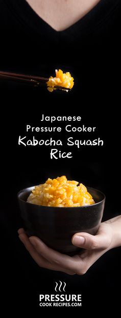 Kabocha Squash (Japanese Pumpkin Pressure Cooker Rice