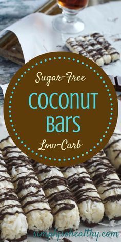 Low Carb Coconut Bars