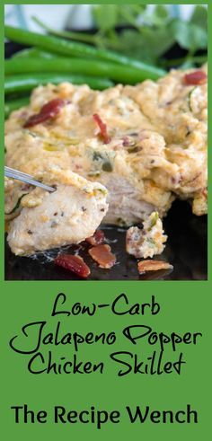 Low Carb Jalapeno Popper Chicken Skillet