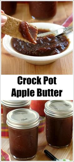 Low-Sugar Crock Pot Apple Butter