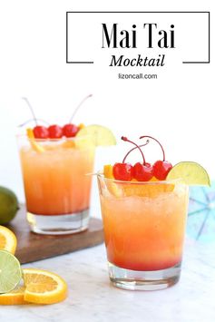 Mai Tai Mocktail Party Punch