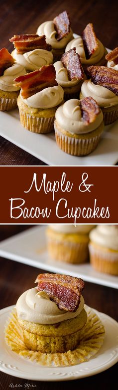 Maple Bacon Cupcakes