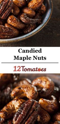 Maple Cinnamon Candied Nuts