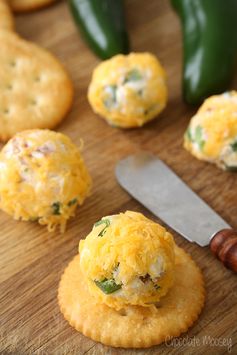 Mini Jalapeno Popper Cheese Ball Bites