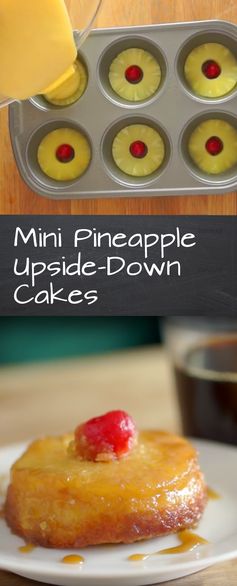 Mini Pineapple Upside-Down Cake