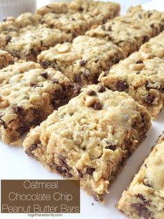 Oatmeal Chocolate Chip Peanut Butter Bars